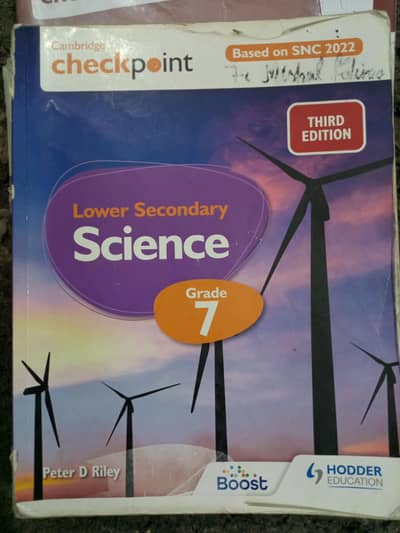 Cambridge Lower Secondary Science Grade 7 And Grade 8 - Textbook