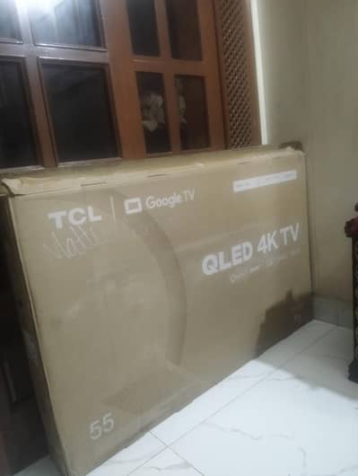55 inch tcl  q led 4 k dead panel