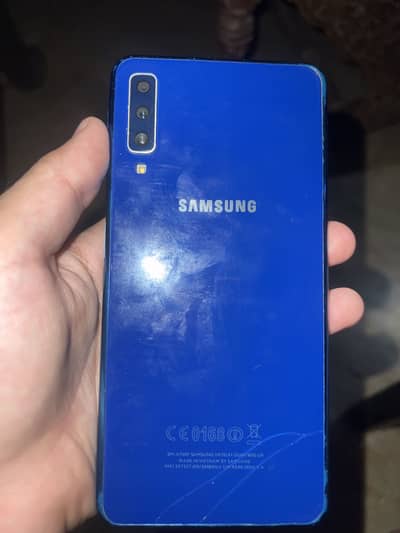 Samsung Galaxy A7 and AirPod 2