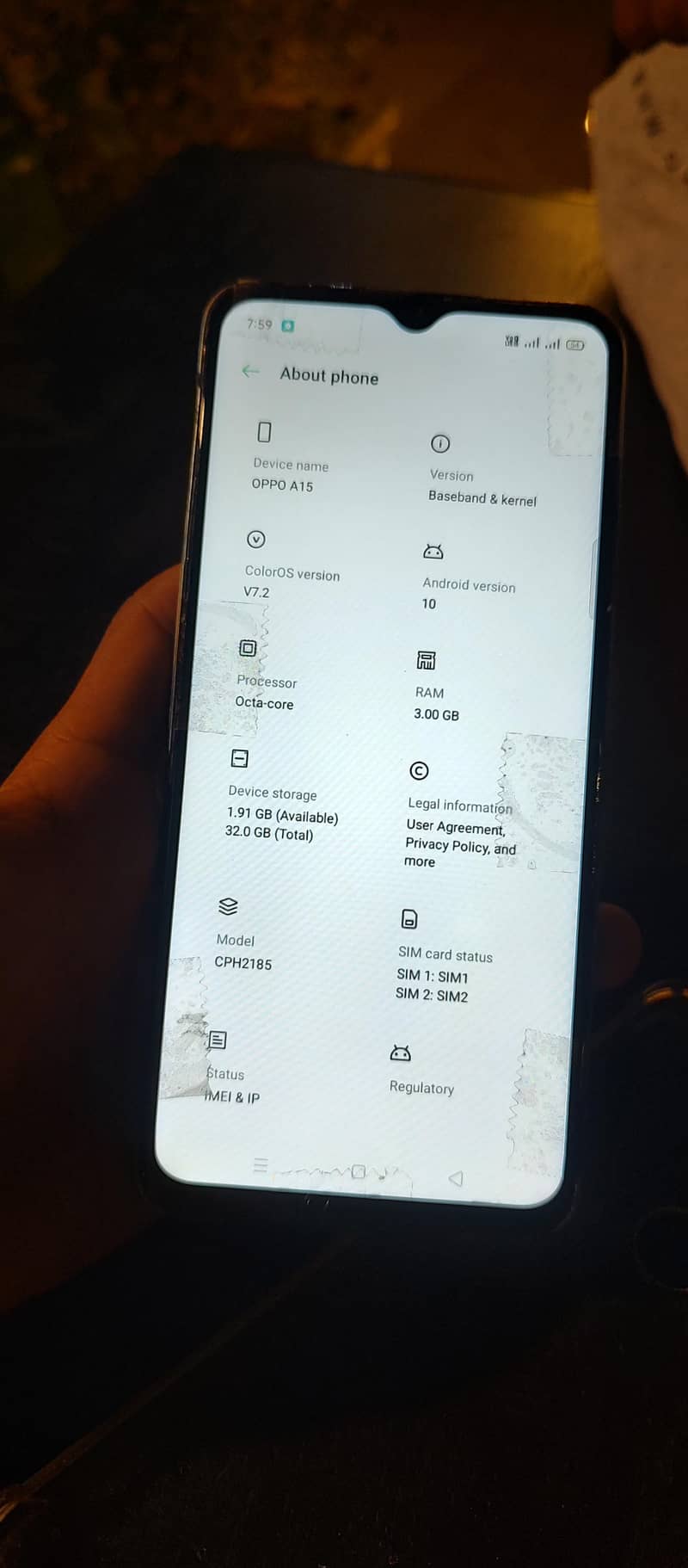 Oppo A15s 3