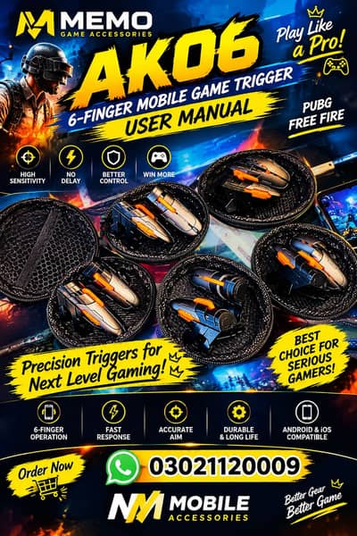Ako6 electric trigger pubg free fire ak06