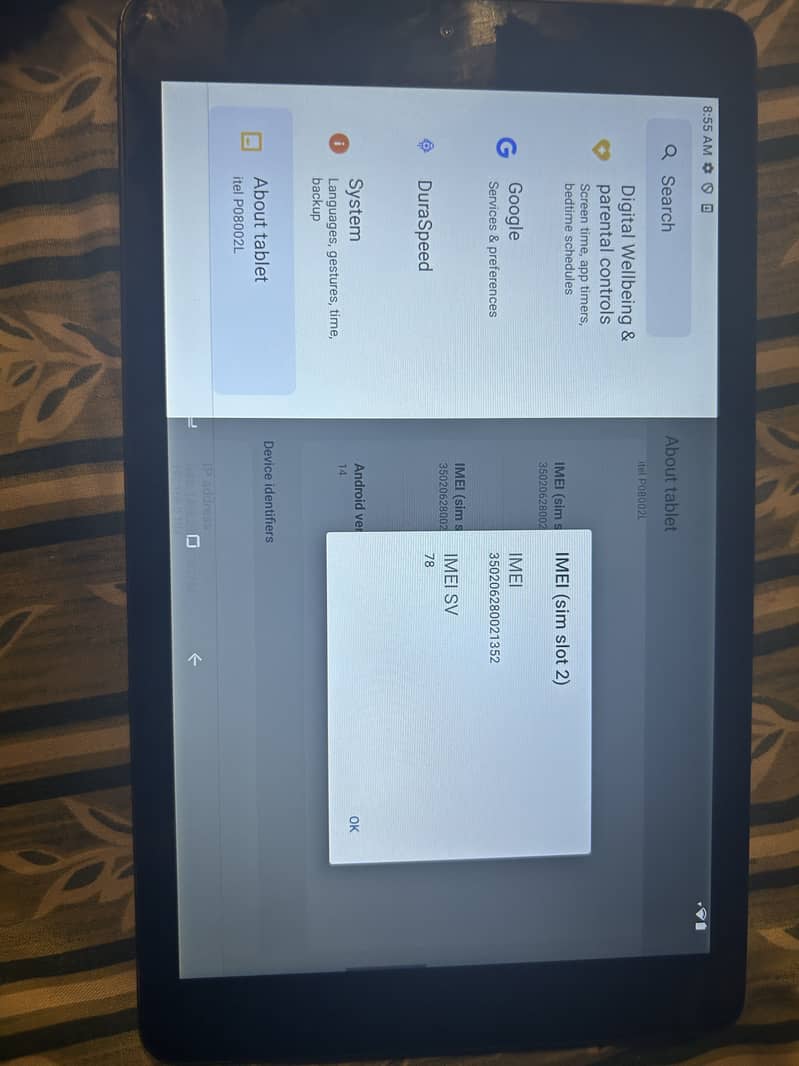 table dual sim pta approved 4