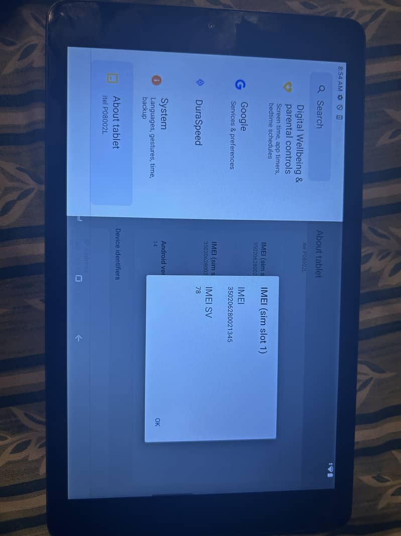 table dual sim pta approved 5