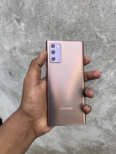 Samsung note 20 5g with box non pta