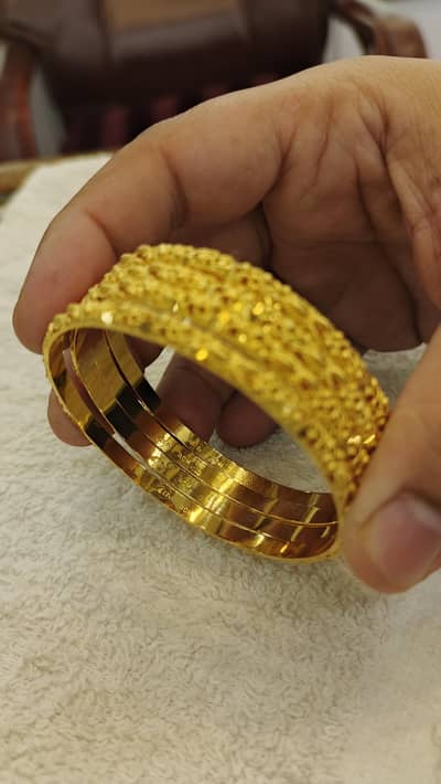 Gold Bangles 21k with stamp
