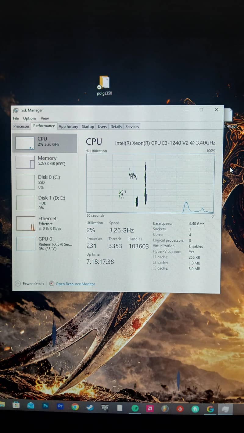 Gaming pc with screen 1