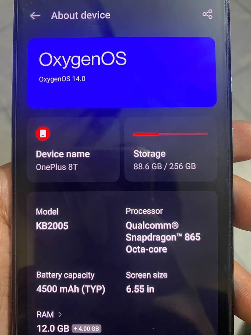 One Plus 8T 8