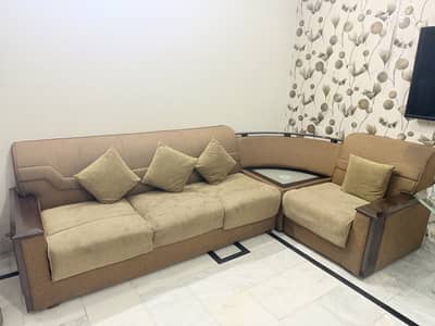 Wooden sofa