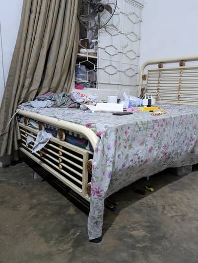 Iron Bed with Mattress