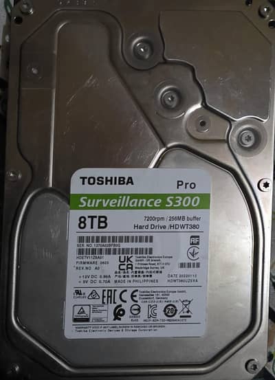 Toshiba surveillance s300 pro hard drive