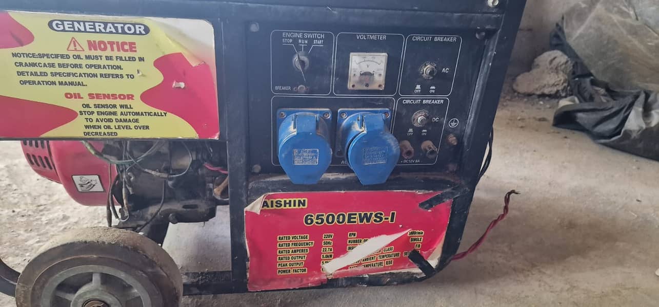 Generator 6.5 kv self start 4