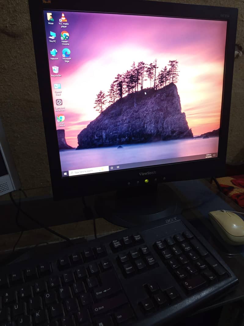 Complete Core i5 PC Setup - 2 Monitors & Trolley 3