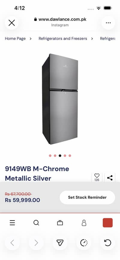 Dawlance Small Refrigerator for sale