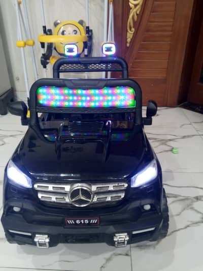 kids black  jeep