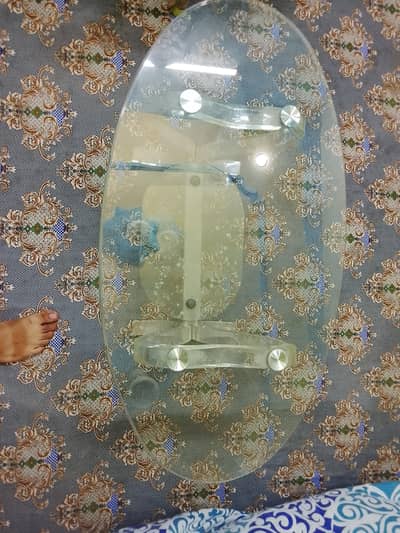 Glass Table with new condition