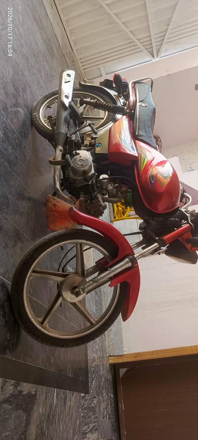 Urgent Sale self start 70 cc Alloy Rim