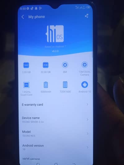 Tecno Spark 6 go