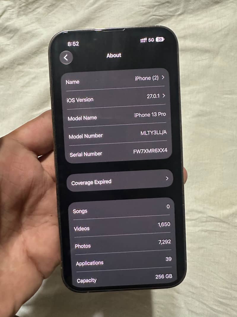 Iphone 13pro PTA (256) 3