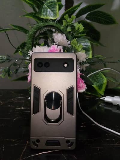 Google Pixel 6a with original charger and free cover