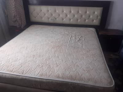 king size bed with 2 side tables Along with Dressing Table
