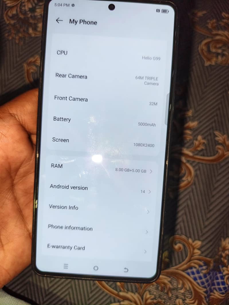 Tecno CAMON 20s Pro 8+5 Ram 256Gb Rom Complete Saman k sath 4