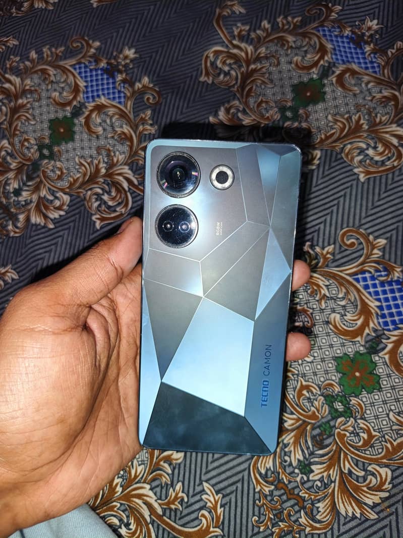 Tecno CAMON 20s Pro 8+5 Ram 256Gb Rom Complete Saman k sath 10