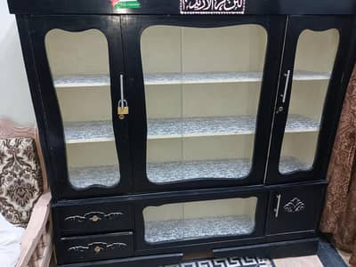 Crookery Showcase Made by Pure wood