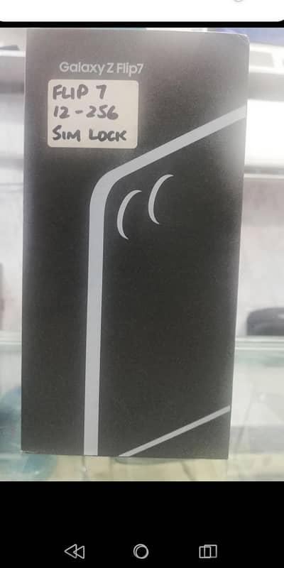 Samsung Mobile Z Flip 256gb sim lock Boxpack Black