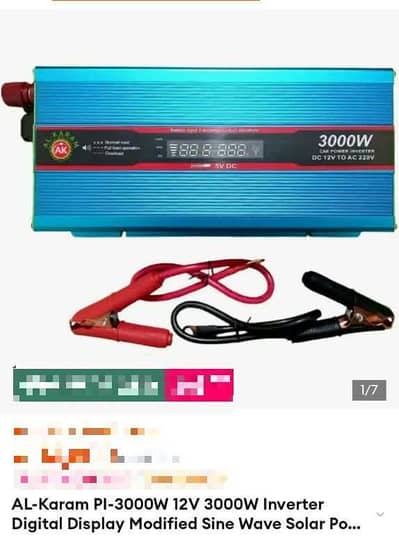 Alkaram 3000 watt Converter