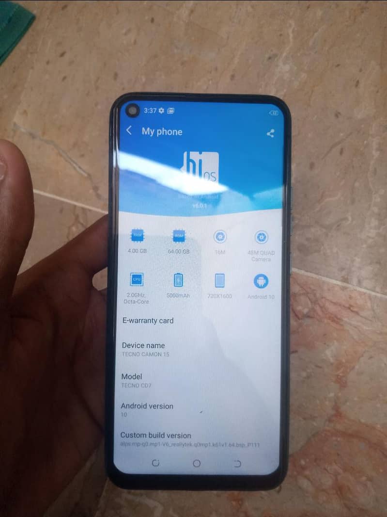 Tecno CAMON 15 0