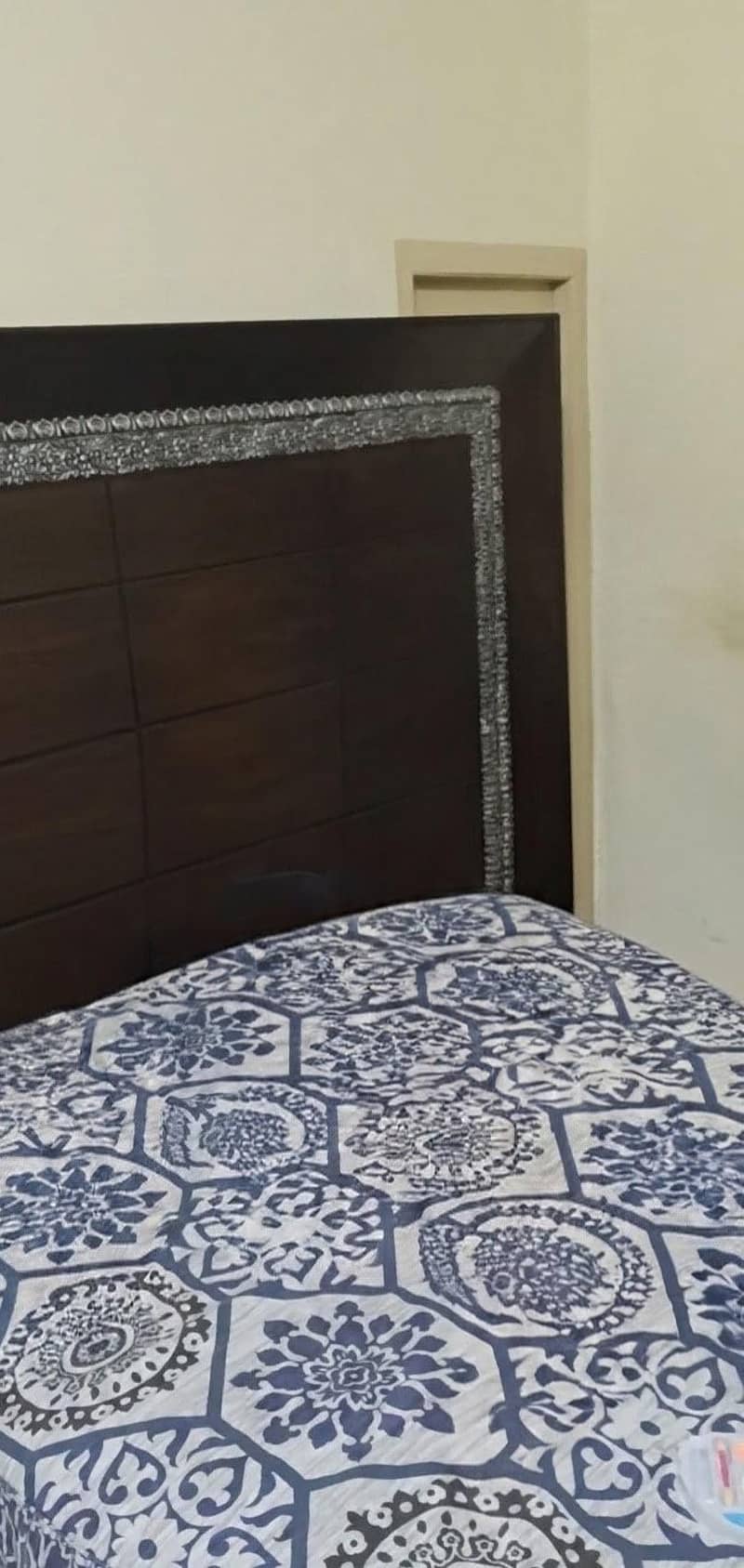 Solid Wood King Size Bed Frame Only 2