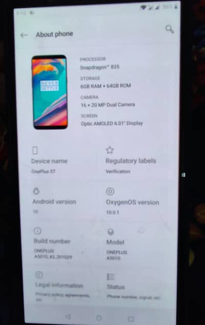One Plus 5T