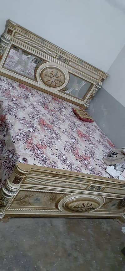 High Quality Lasani Wood || King Size Bed