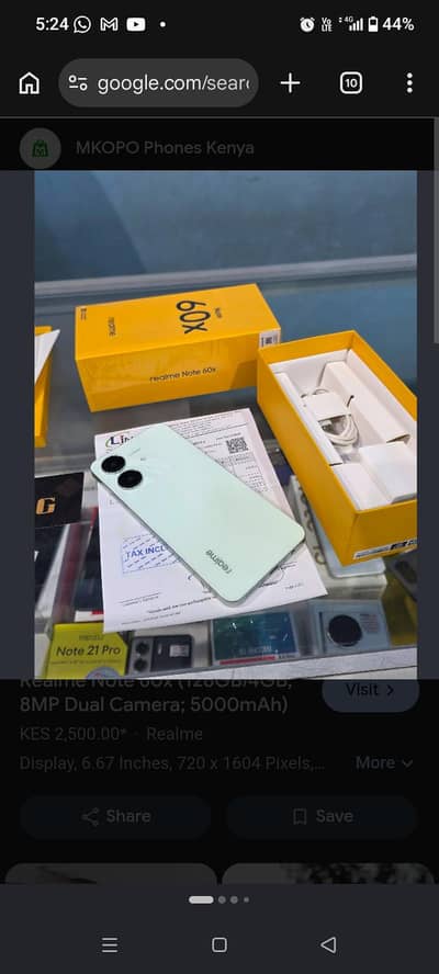 Realme Note 60x