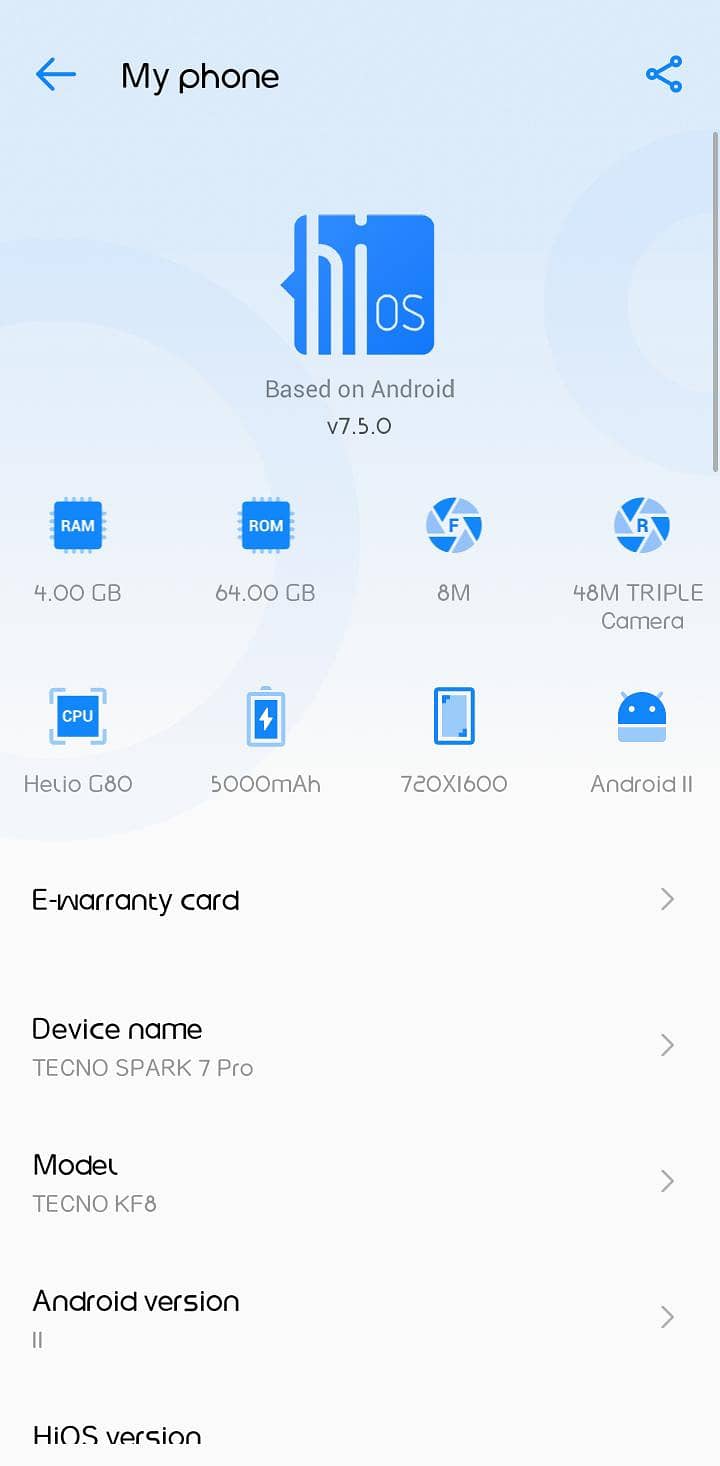 Techno spark 7 pro 2