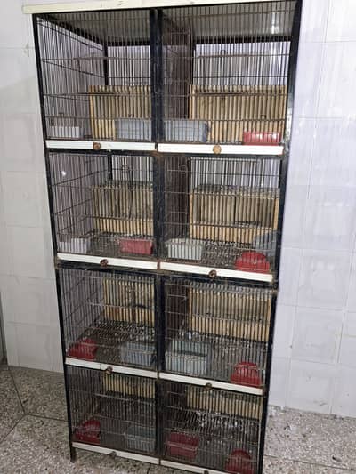 Iron Cage for Sale breeding box bhi available hn each box 250