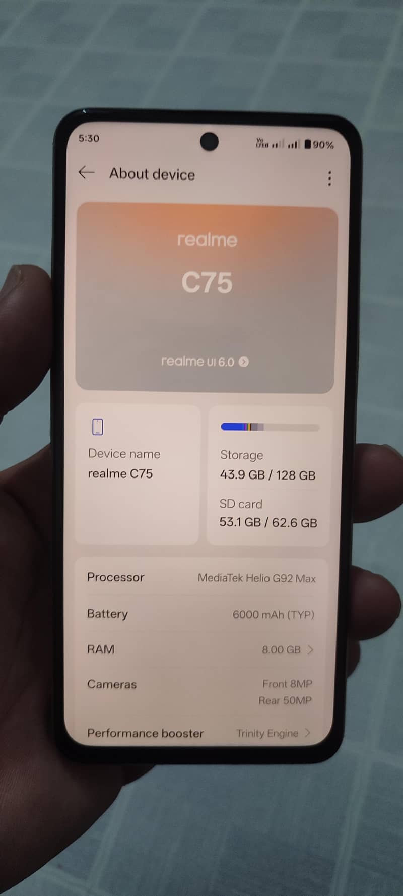 Realme C75 0