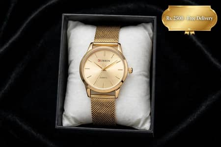 CURREN Original Box Pack Watch - Rs. 2500 Free Home Delivery Faisalabad