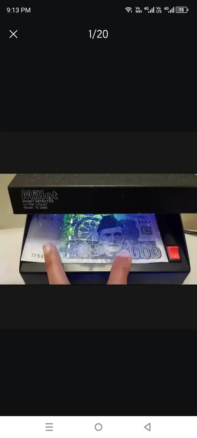 Money Note Checker sports Electric Machine counter  Portable