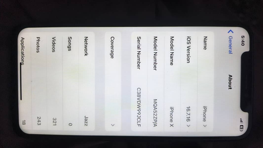 Apple iPhone X 8