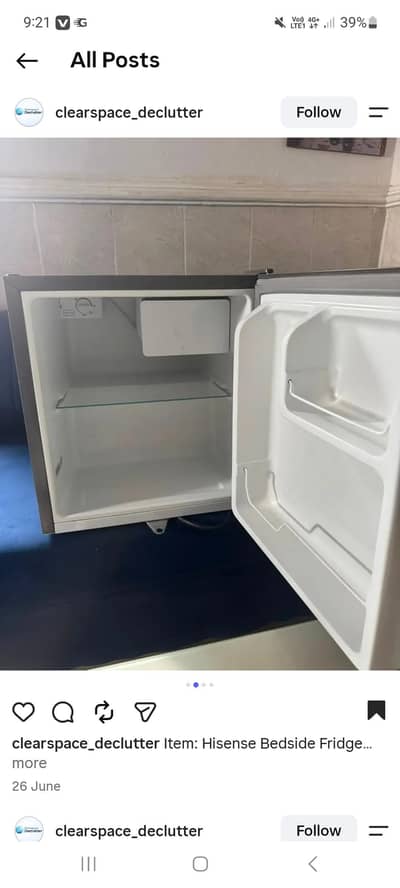 Small fridge