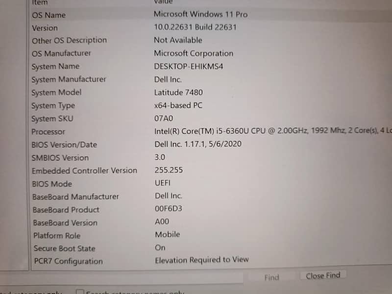 dell leptop 8