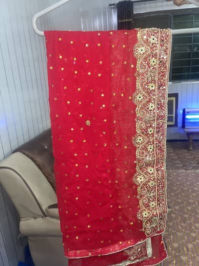 Bridal Lehenga Bamber Chiffon Heavy Handmade Work