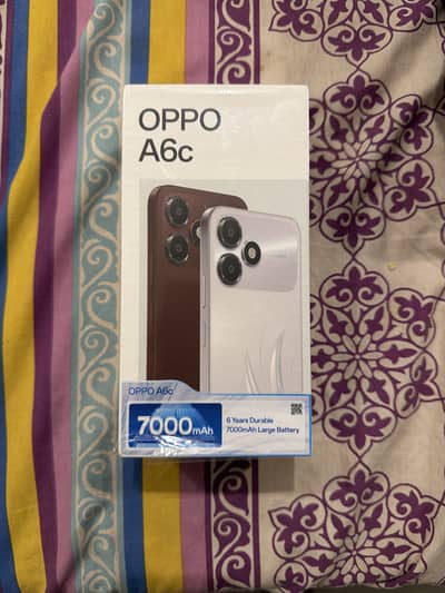 OPPO A6c 4GB/64GB PTA Approved – Brand New Sealed Box – Stone Brown