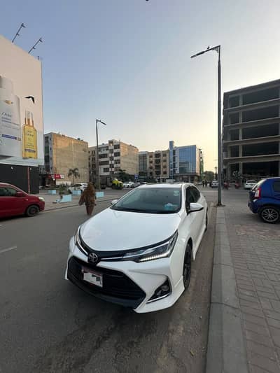 Toyota Corolla Altis Grande Black interior 2025 Model