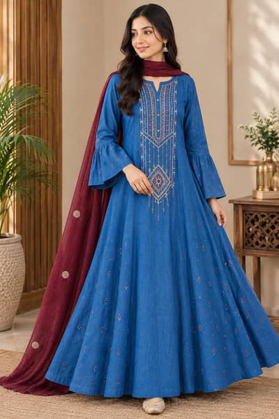 Wedding and party wear dress Ramsha boutique hand work
