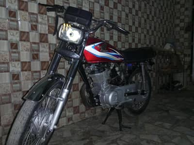 Honda 125 2015 full lash condition Punjab number