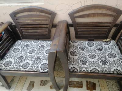 4 seat sofa and single bad without mattress for sell urgent