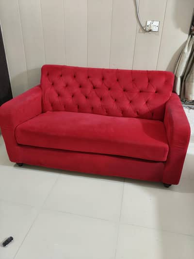2 seater pink sofa