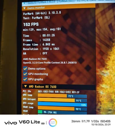 RX 7600 8gb sapphire pulse (read desceiption)